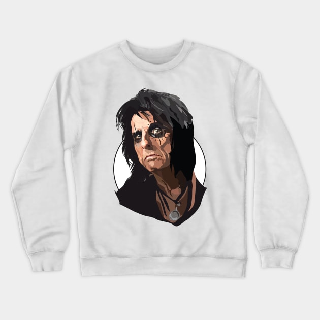 Alice Cooper Crewneck Sweatshirt by annamckay